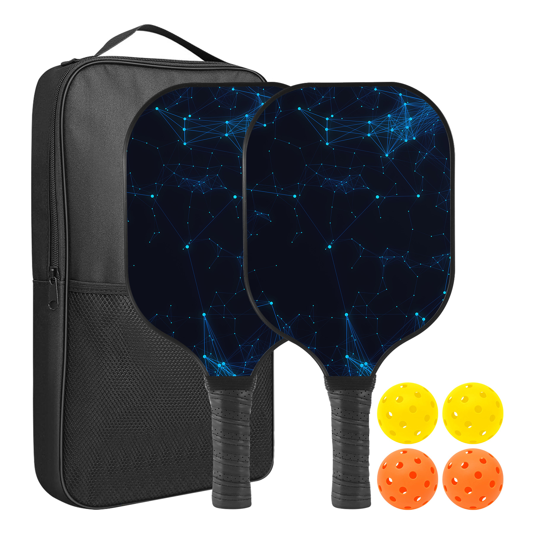 Custom Pickleball Racket Paddle & Ball Set With Carrying Bag 17