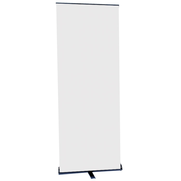 Contender Standard Silver Retractable Banner Stand 1