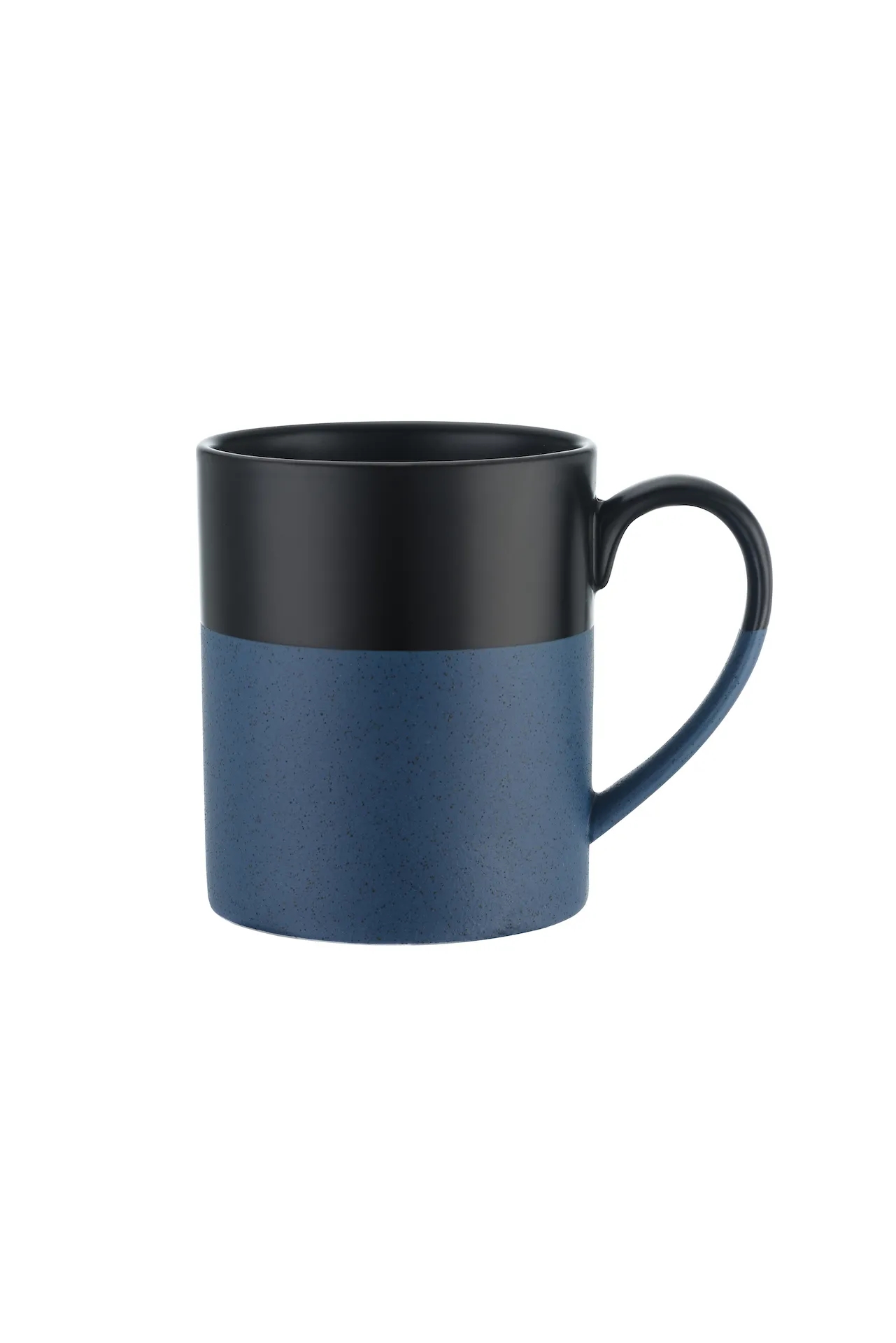 15oz Two-tone Speckled and Glazed Ceramic Mug