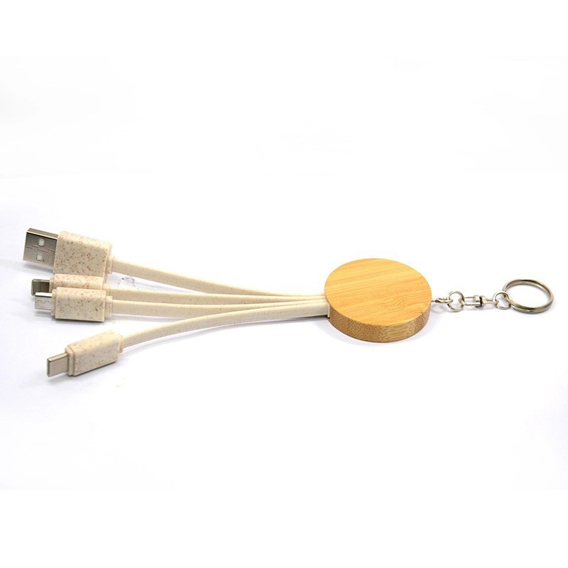 Bamboo 3-In-1 Charging Cable-ROUND 2