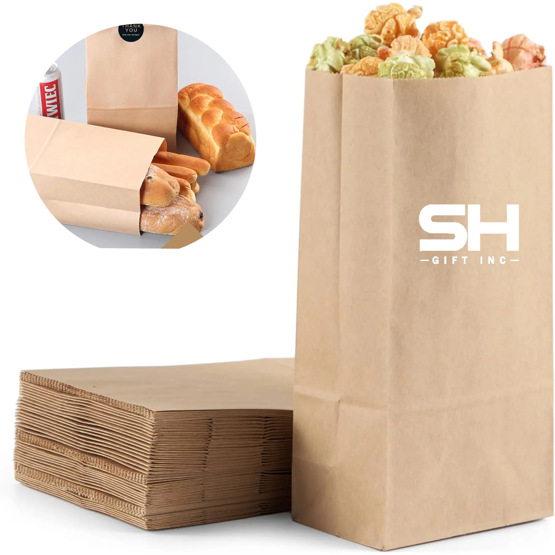 Custom Greaseproof Paper Snack Bags 2