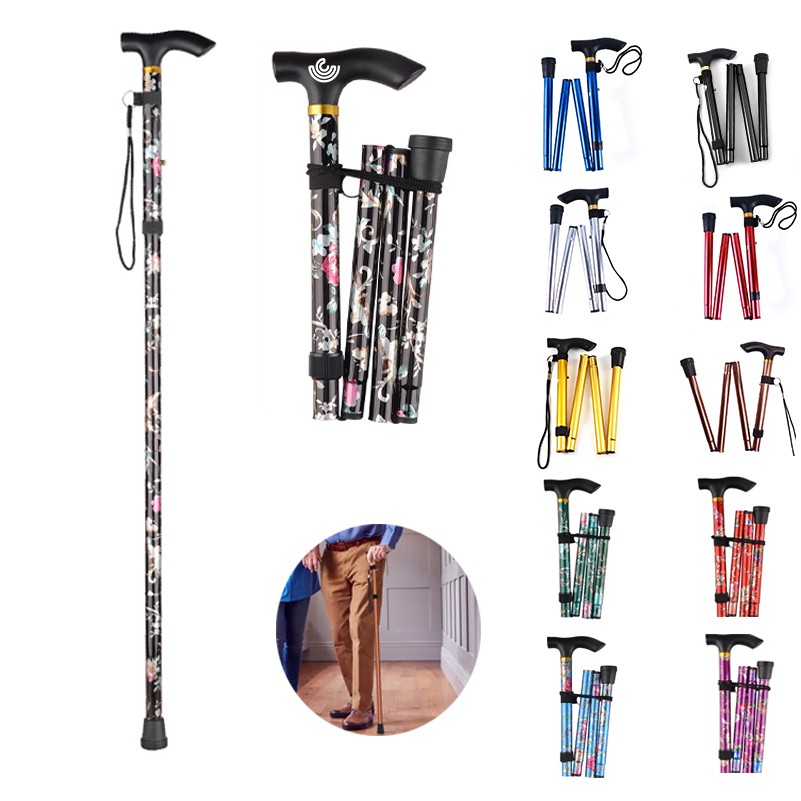 Portable Folding Aluminum Walking Stick 2