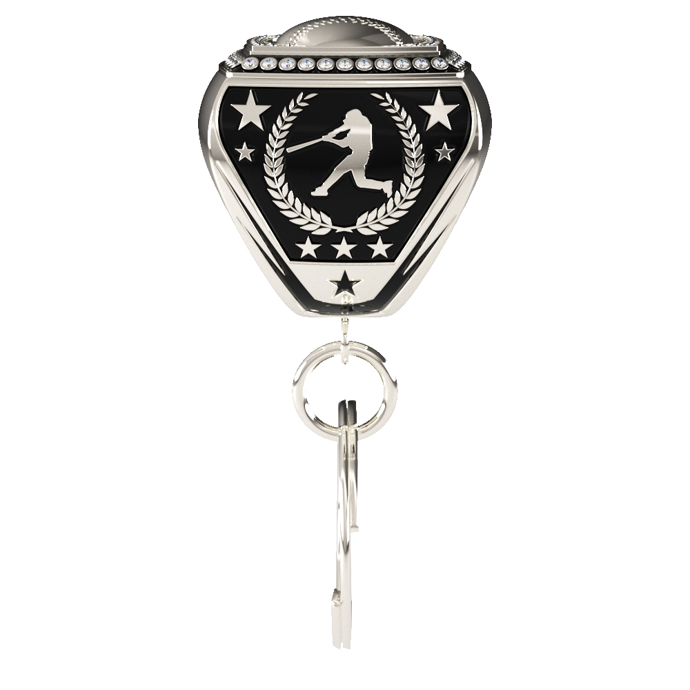 Epic Keychain Ring w/ Stock Bezel & Stock Side Inserts 10
