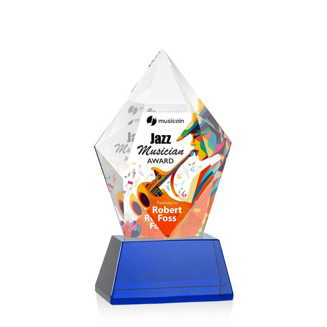 Devron VividPrint™ Award on Base - Blue 5