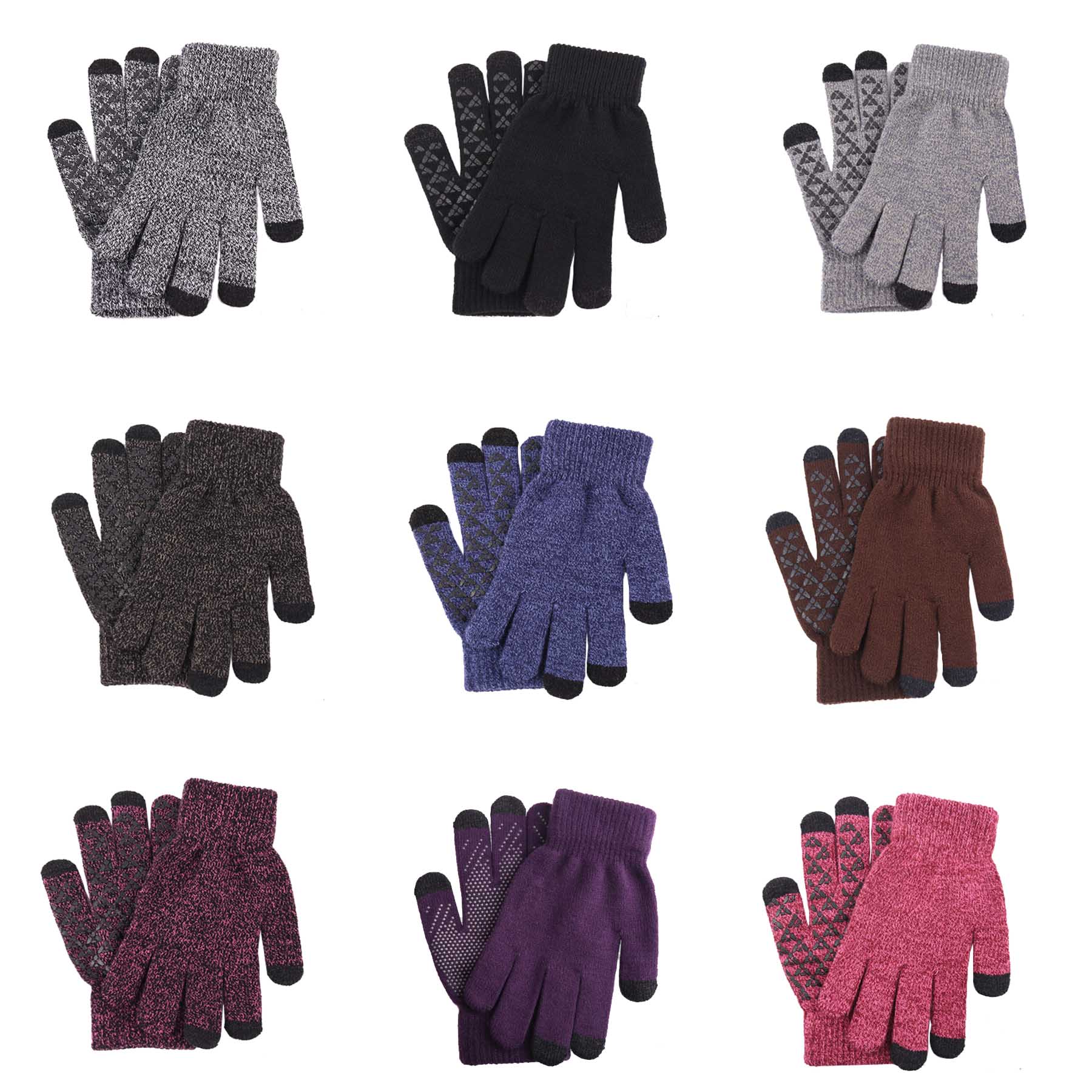 Winter Anti-Slip Touch Screen Fleece Warm Gloves 2