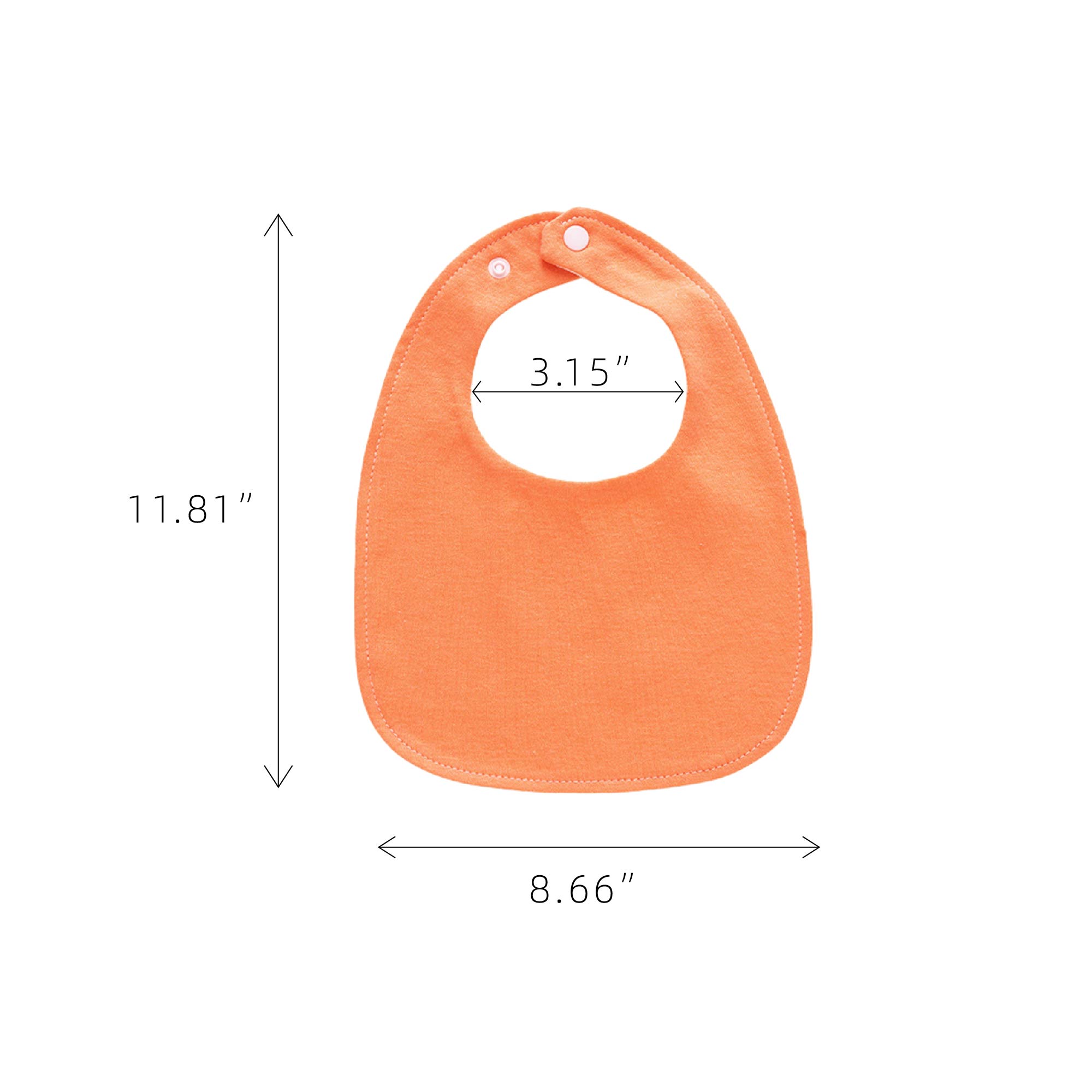 MOQ 10 pcs Infant U-Shaped Bibs 3