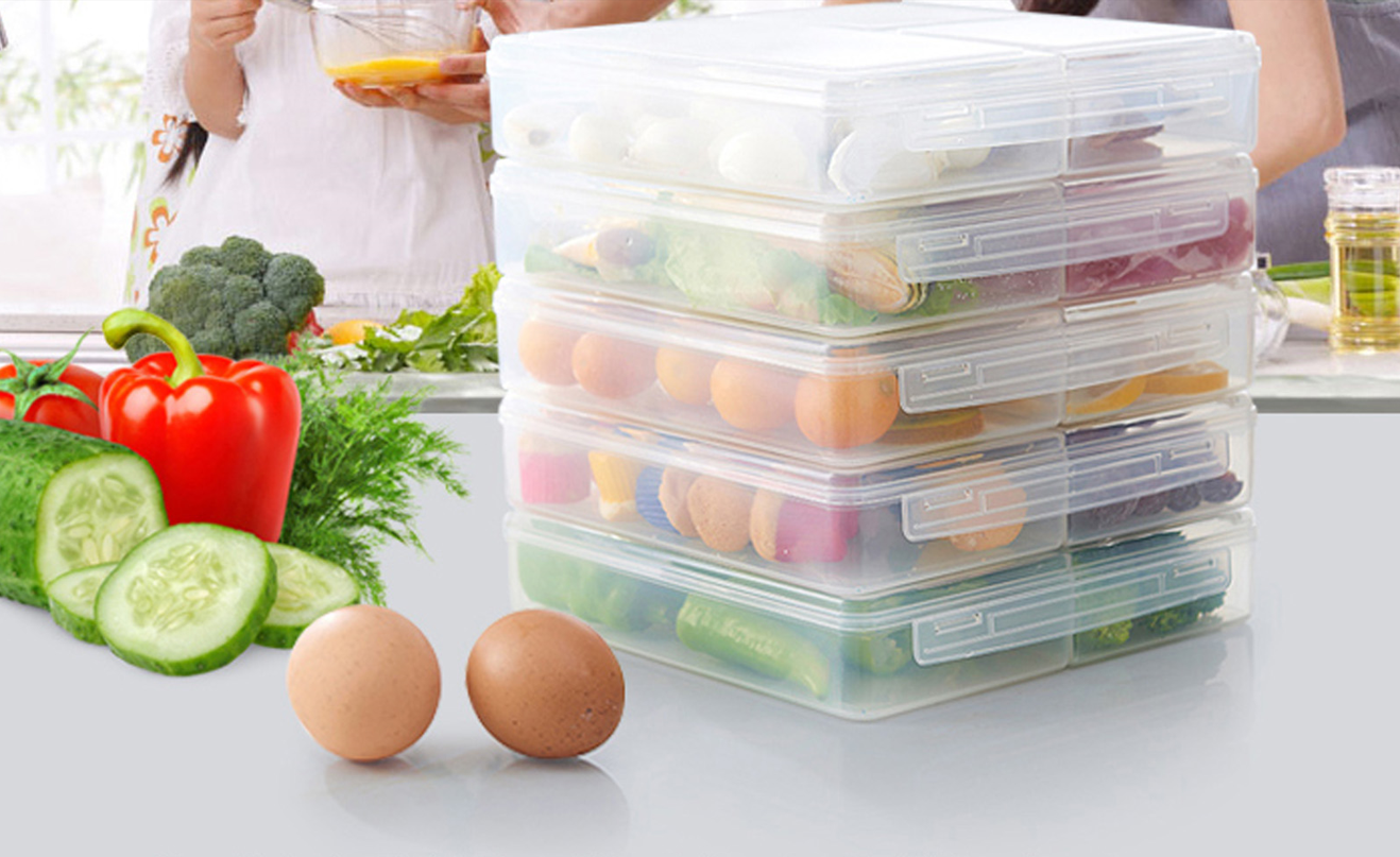 transparent refrigerator storage box 2