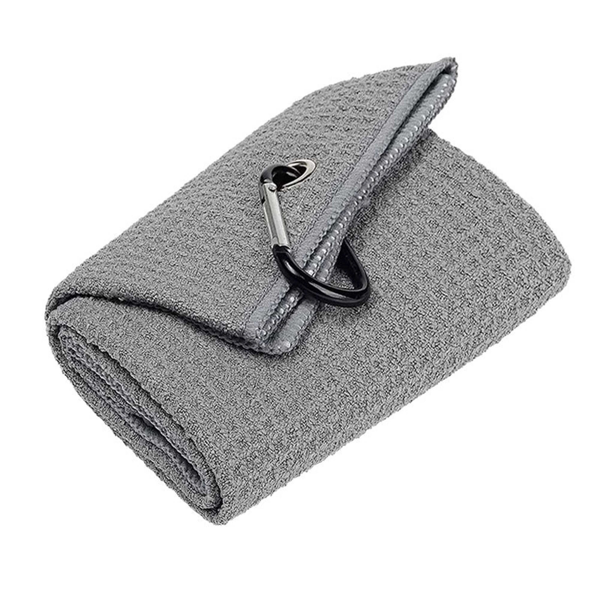 Tri-fold Microfiber Golf Towel With Clip 8