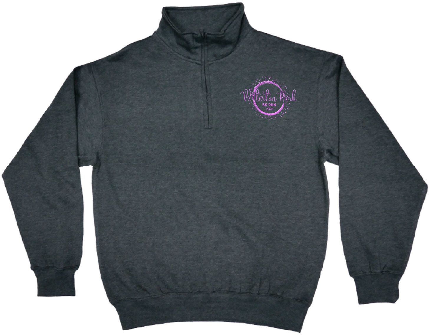 ADULT 1/4 ZIP FLEECE PULLOVER - EMBROIDERED 16
