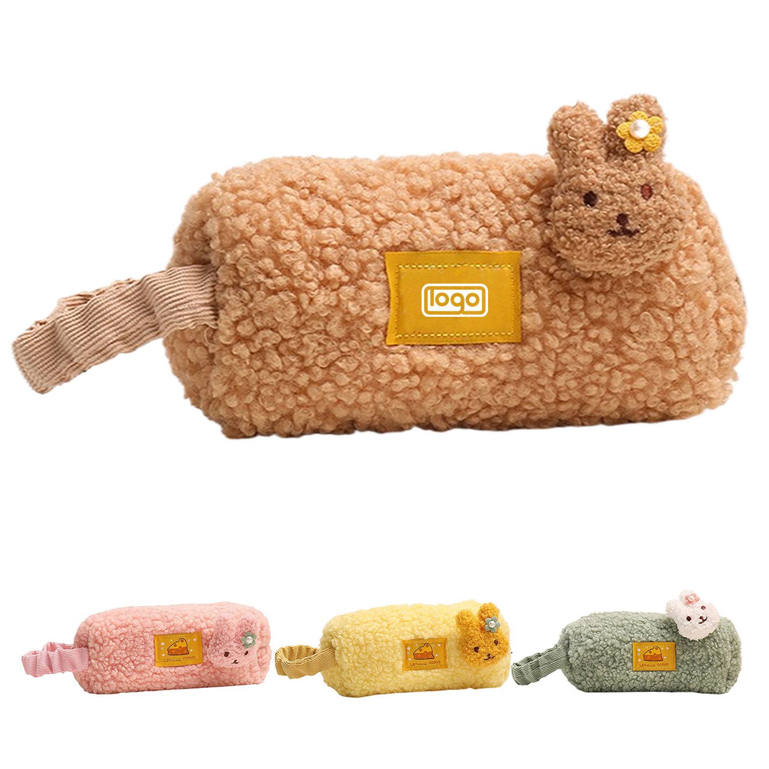 Cute Rabbit Plush Pencil Case 10