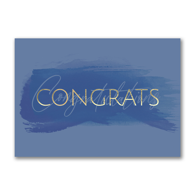 Congratulations Brushstroke Card 3