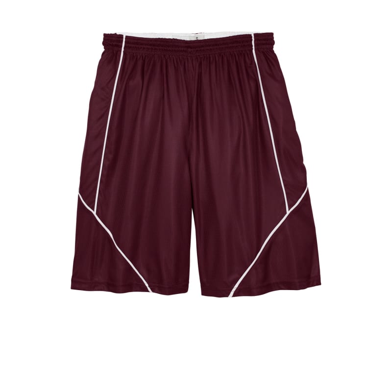 Sport-Tek PosiCharge Mesh Reversible Spliced Short. 11