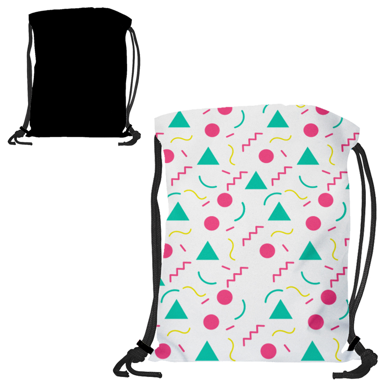 Super Drawstring Pack (One side Imprint) Colored Heavy Rope 18