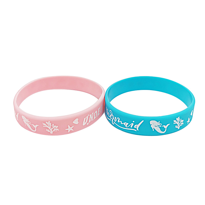 Colored Silicone Stretch Unisex Wristbands 30