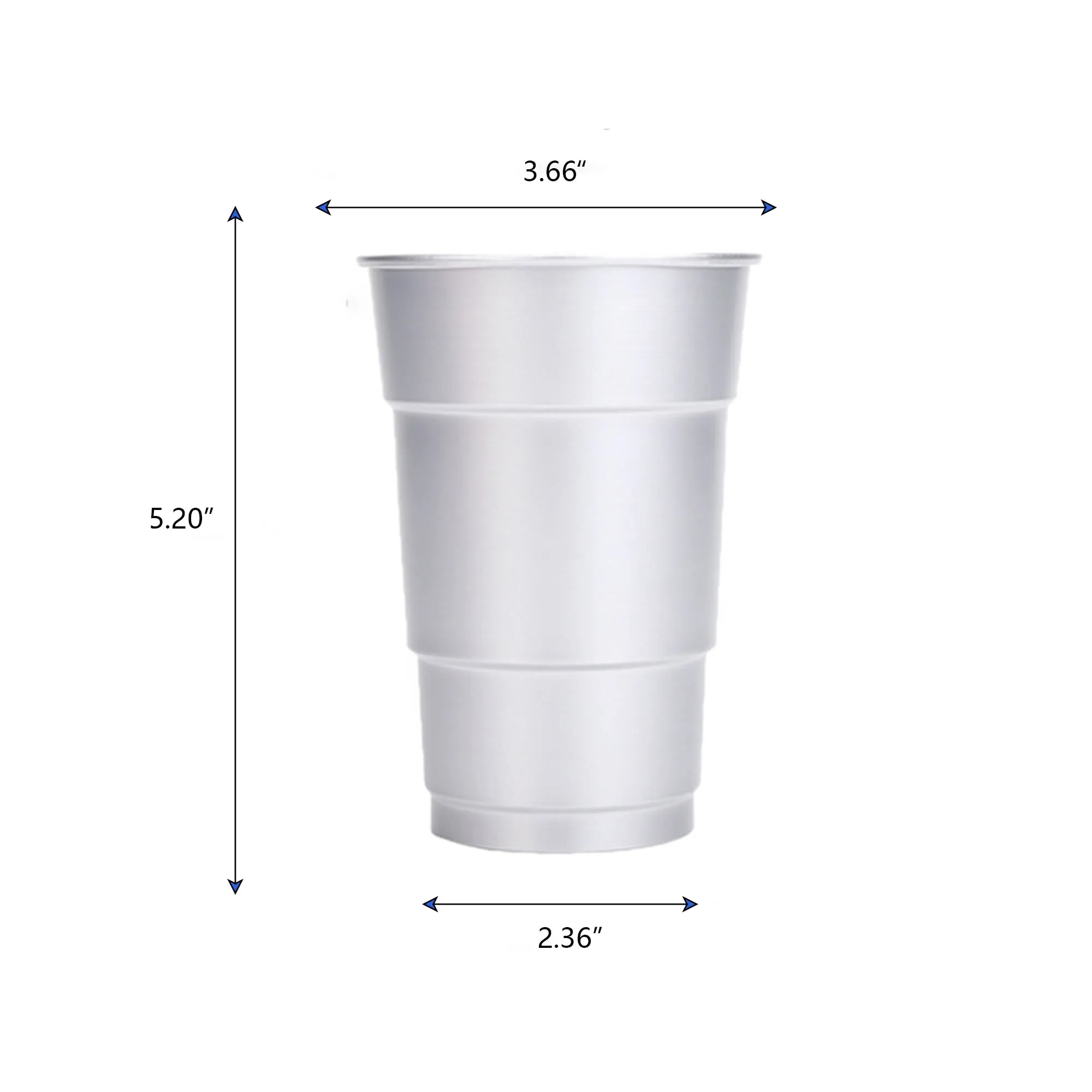 16 oz Aluminum Shatterproof Cup 2