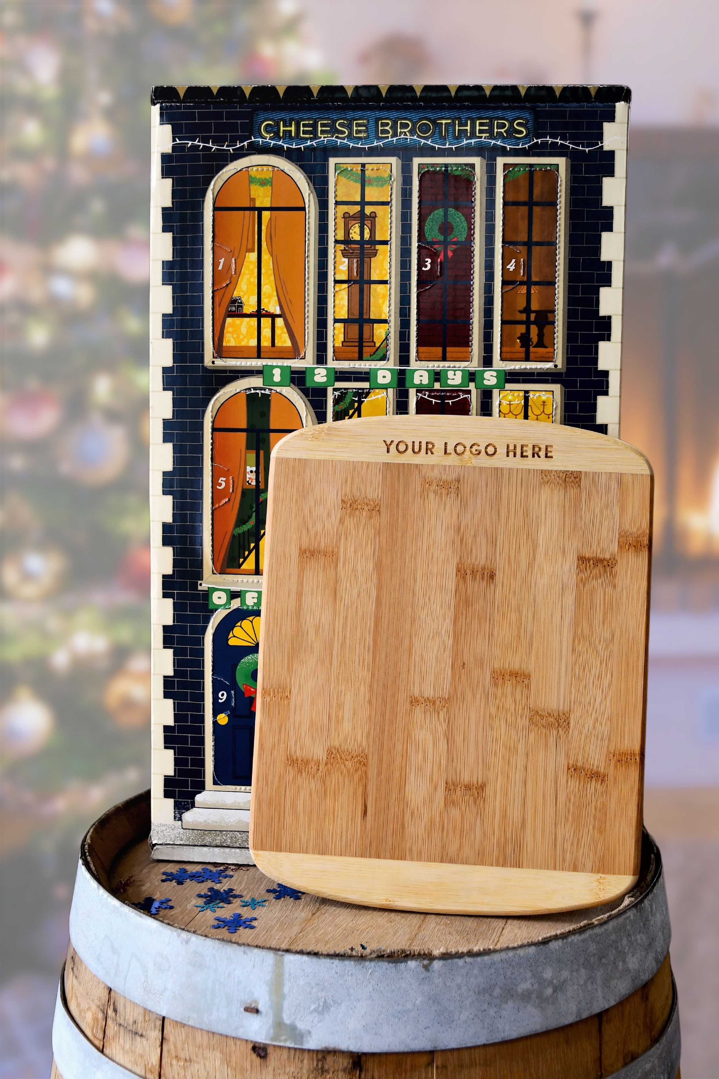 Cheese Bros. "12 Days of Cheesemas" Advent Gift Box & Board 2