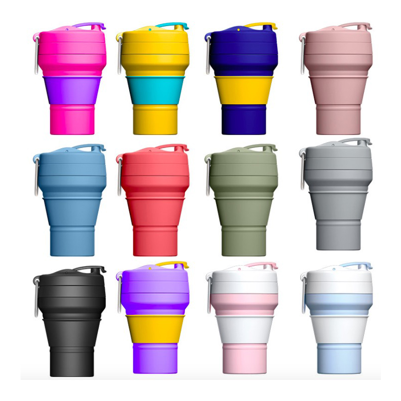 Foldable Custom LogoSilicone cup 4