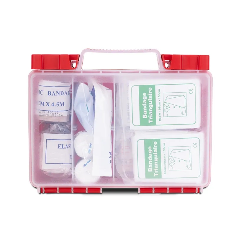 86pc OSHA Compliant First Aid Kit in Clear Hard Case 7