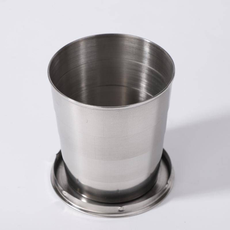 Retractable Stainless Steel Portable Keychain Wine Glass 1