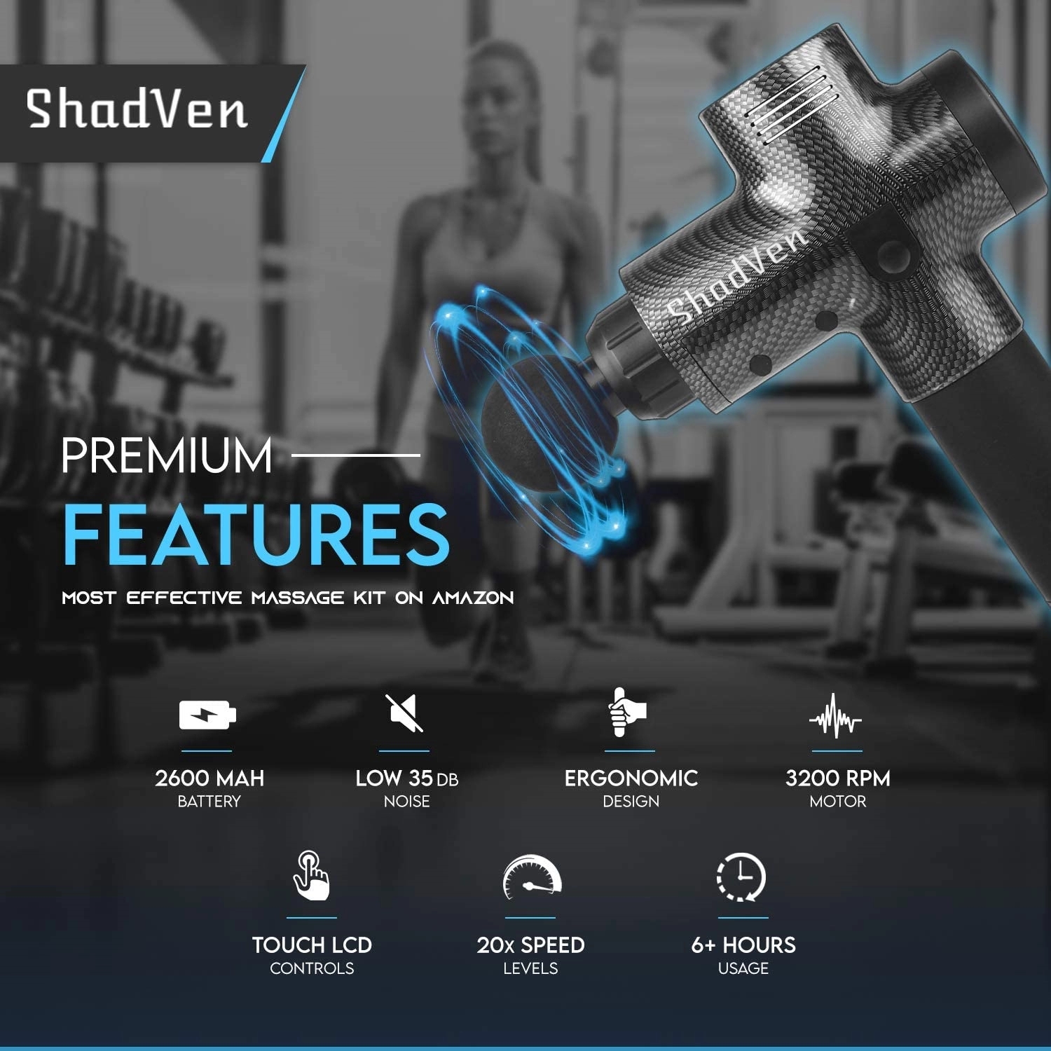 Handheld Massaging Gun 1