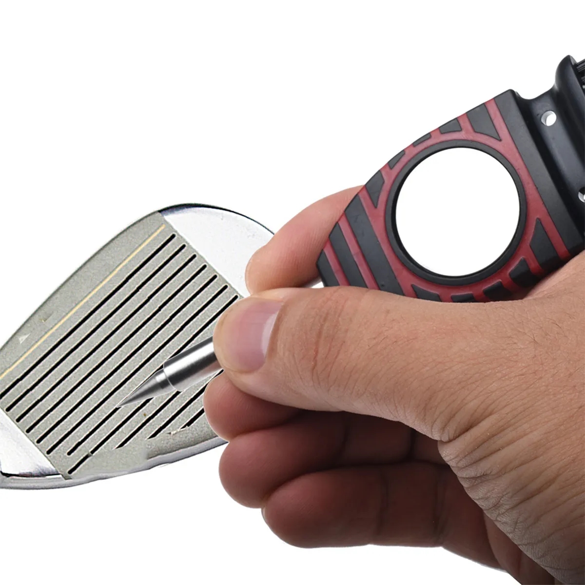 3-In-1 Golf Club Brush Groove Cleaner W/ Magnetic Ball Mark 1