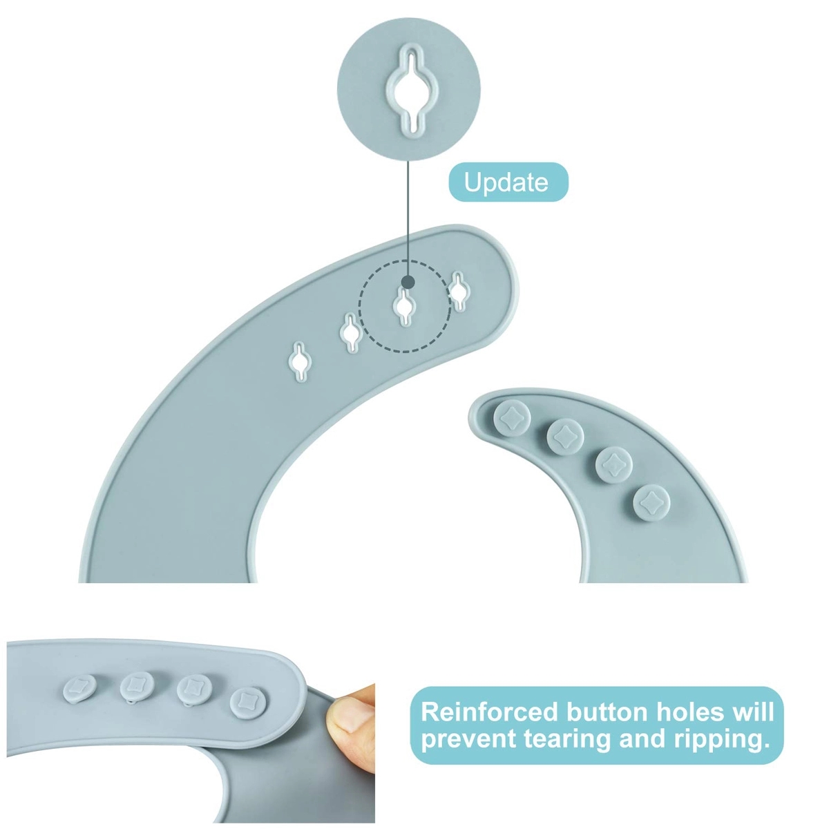 Cute Silicone Bibs for Babies & Toddlers 4