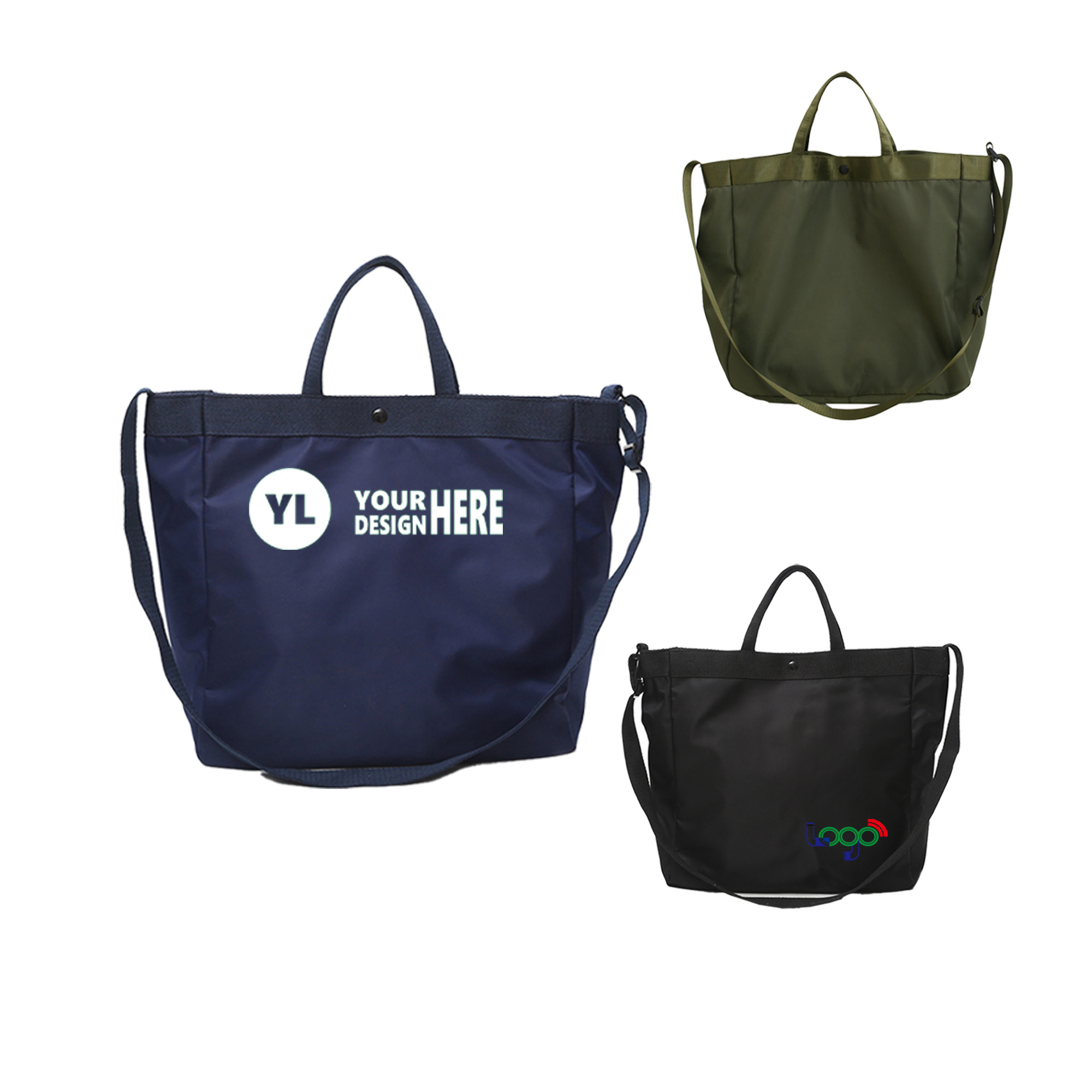 Waterproof Nylon Travel Tote Bag 2