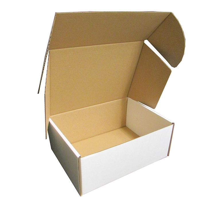 12 ¼" x 9 ½" x 5 ¼" - B-Flute Outside Tuck Box 1