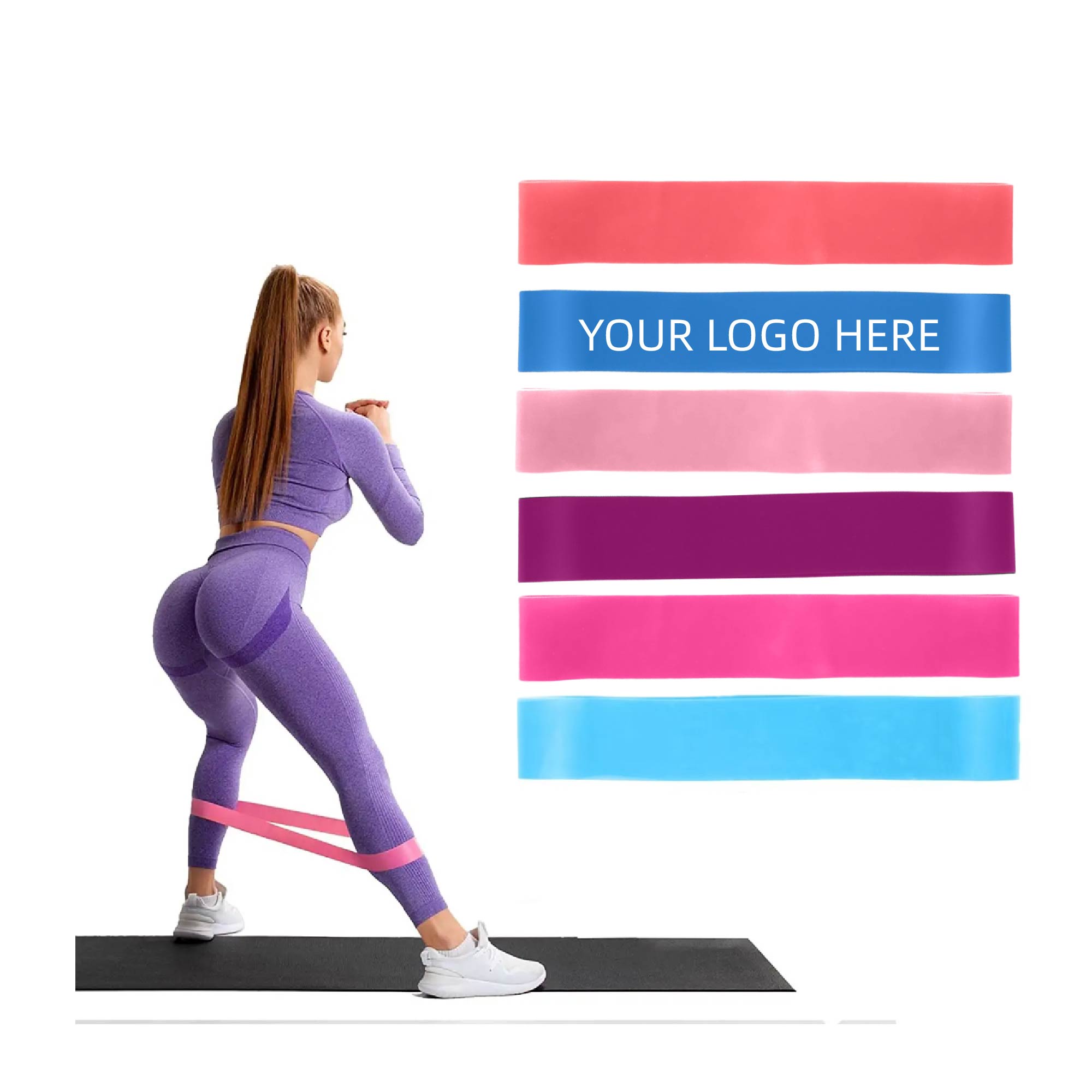 MOQ 20 pcs Exercise Elastic Bands 1