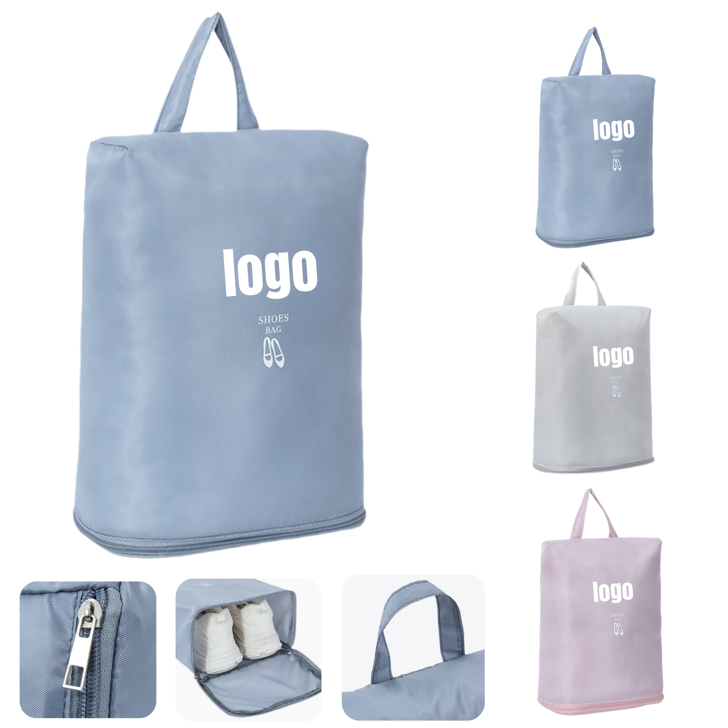 Reusable Travel Shoe Bag ?C Free Custom Logo Printing 2