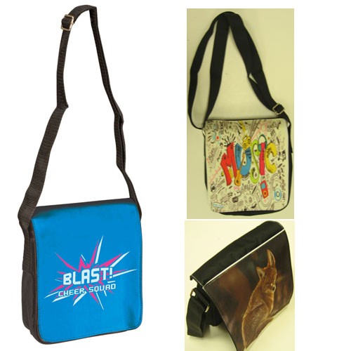 Black Canvas Shoulder Bag 2