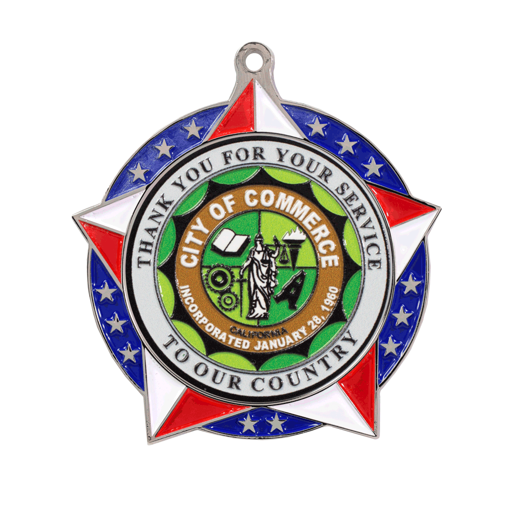 Express Patriotic Star Insert Medallion (2-3/4") 12