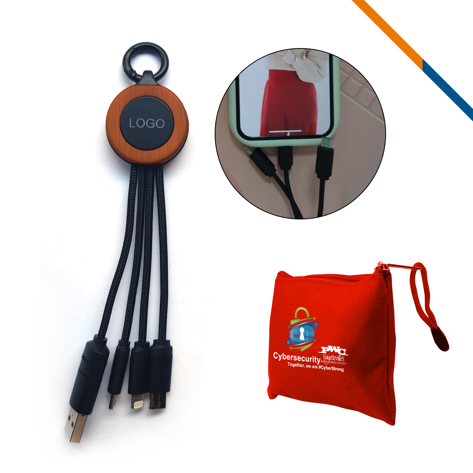 Pictol Bamboo 5in1 Charging Cable 2