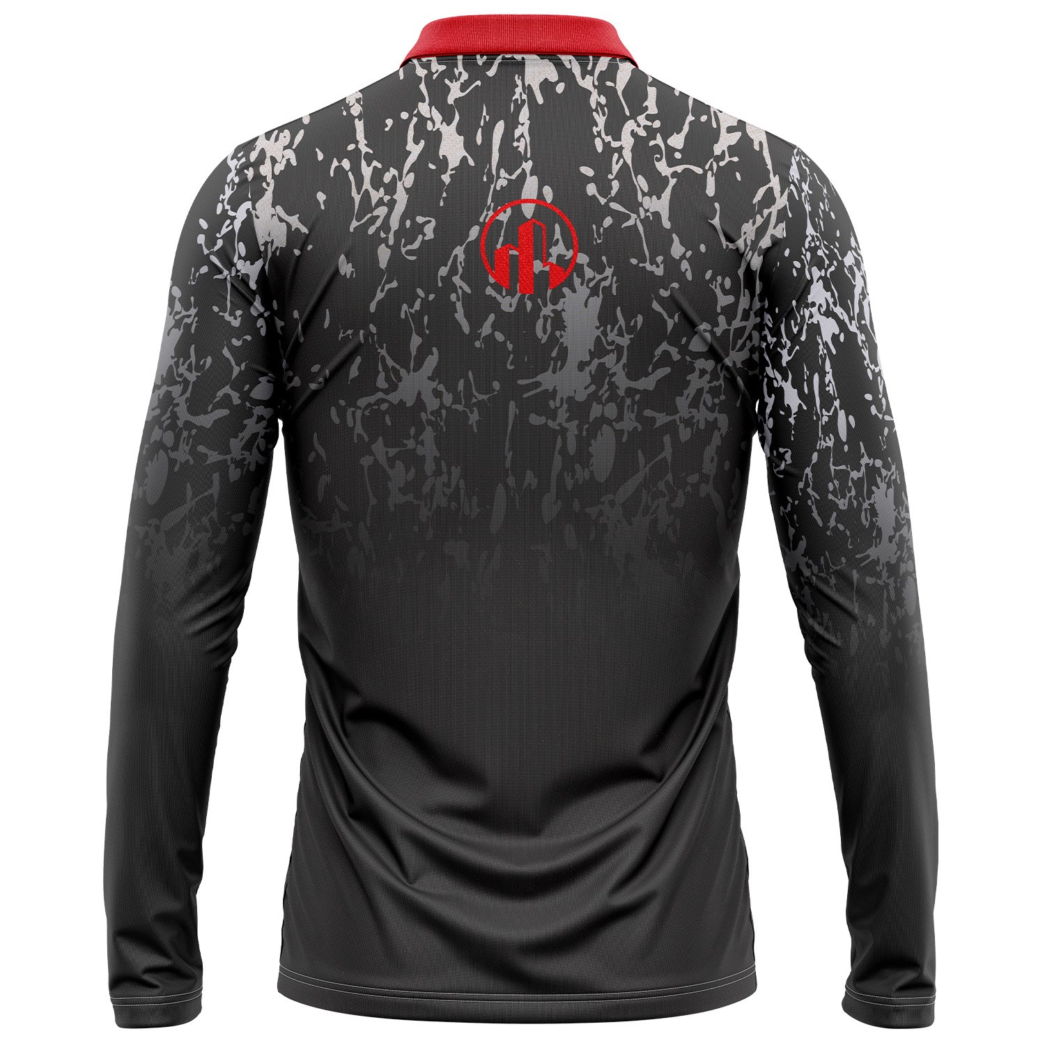 Unisex 180 GSM Poly Interlock Sublimation Long Sleeve Polo Shirts 3