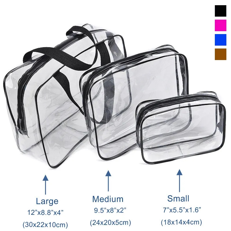 Clear Carry-On Travel Toiletry Bag 4