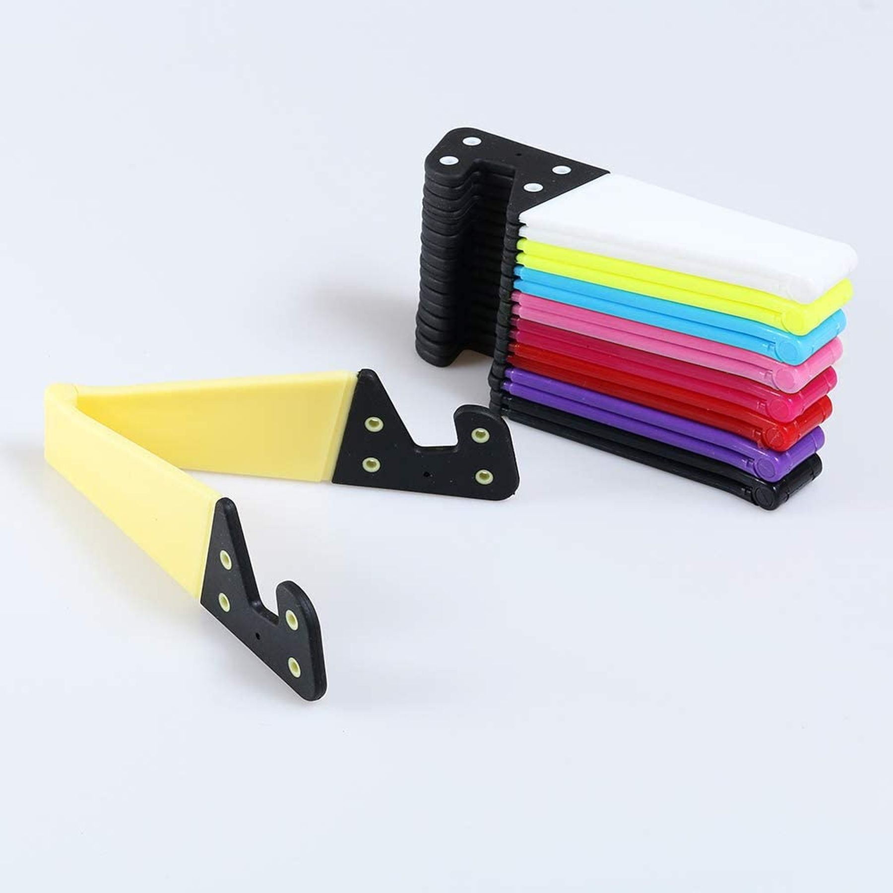 Pocket Size V Shaped Foldable Phone Holder Pad Stand 7