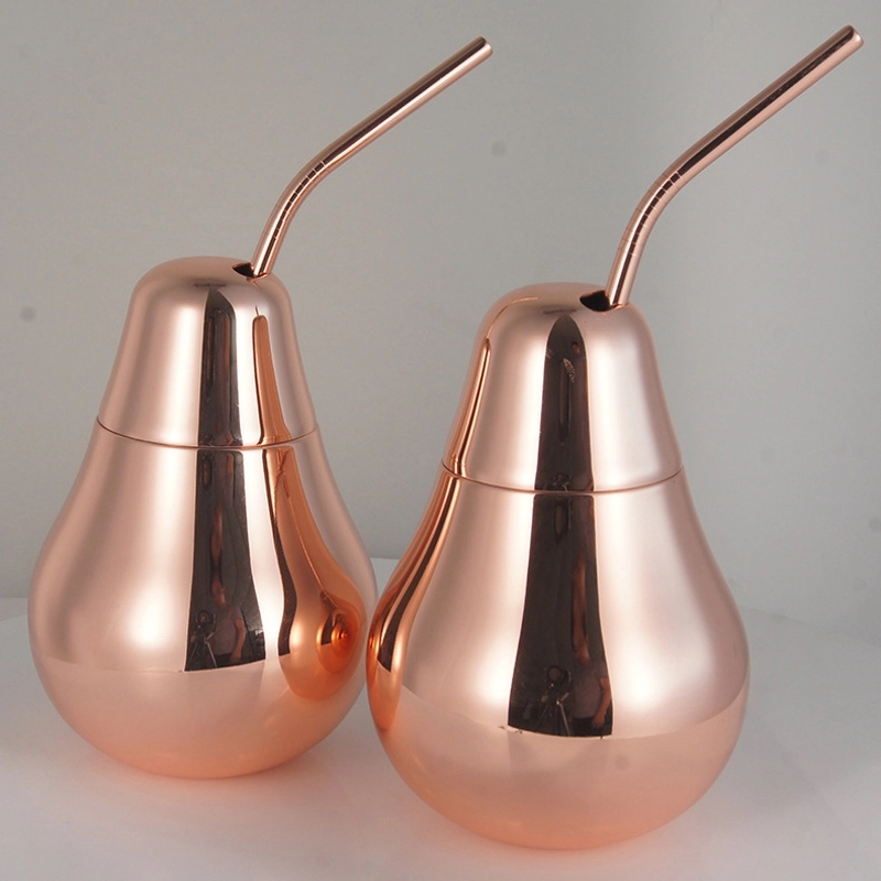 Custom 14 oz Stainless Steel Pear Cup 4