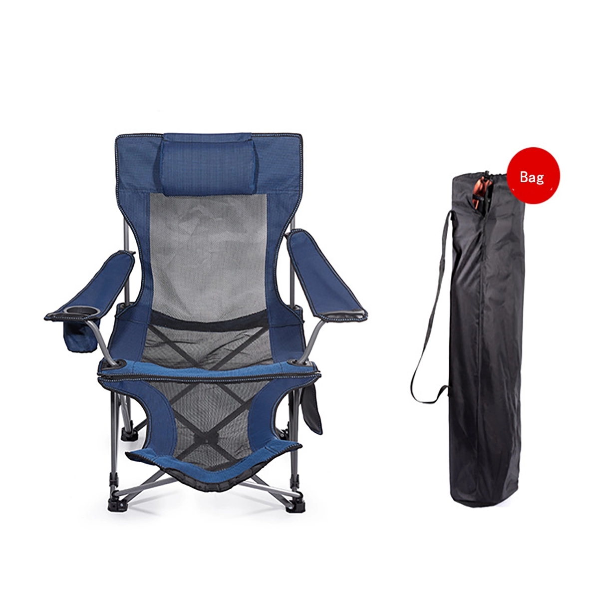 2 In 1 Folding Camping Chair 13