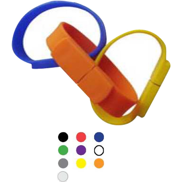 Silicone Wristband USB Drive Bracelet 10