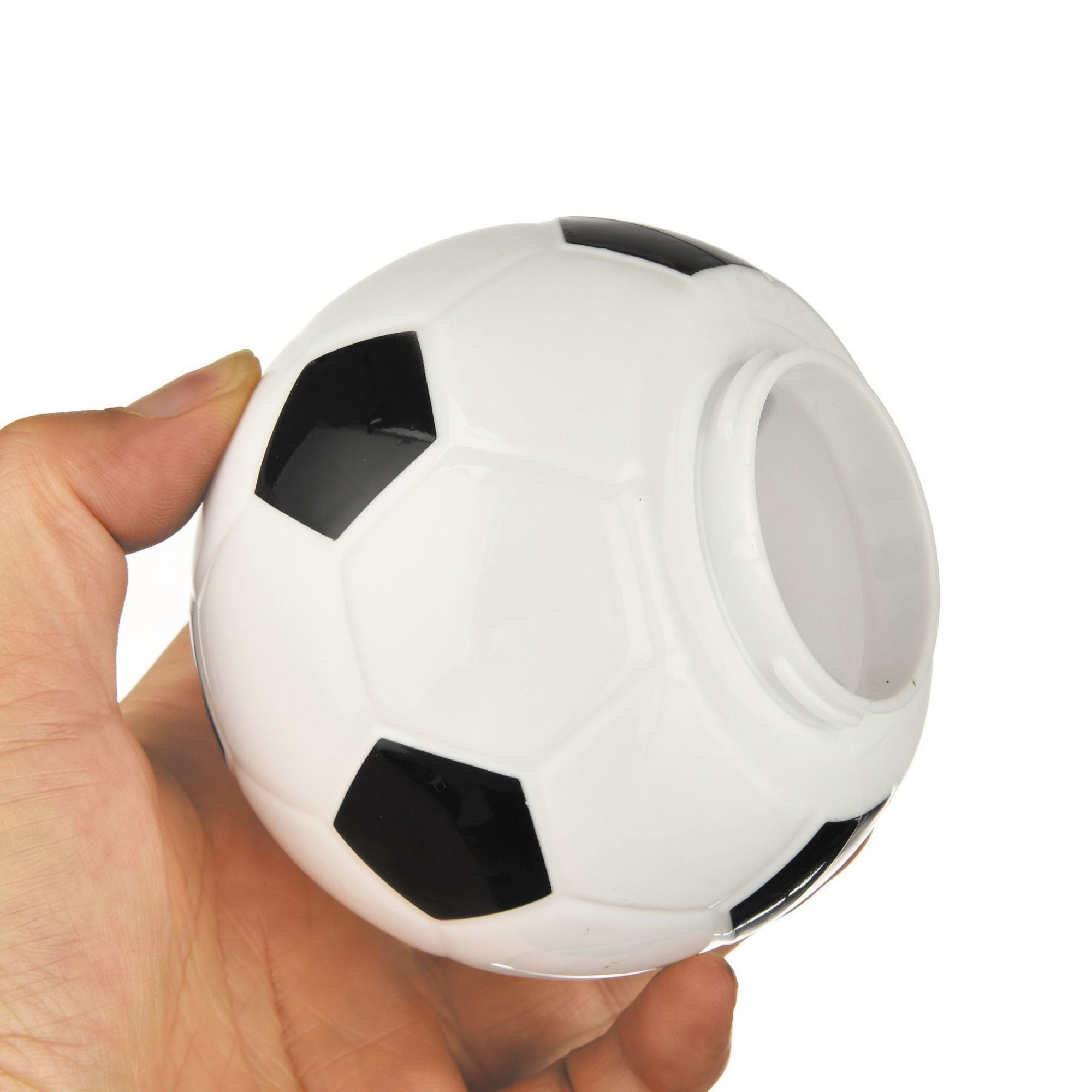 Football Shaped Plastic Drinking Ball Cup with Straw 3