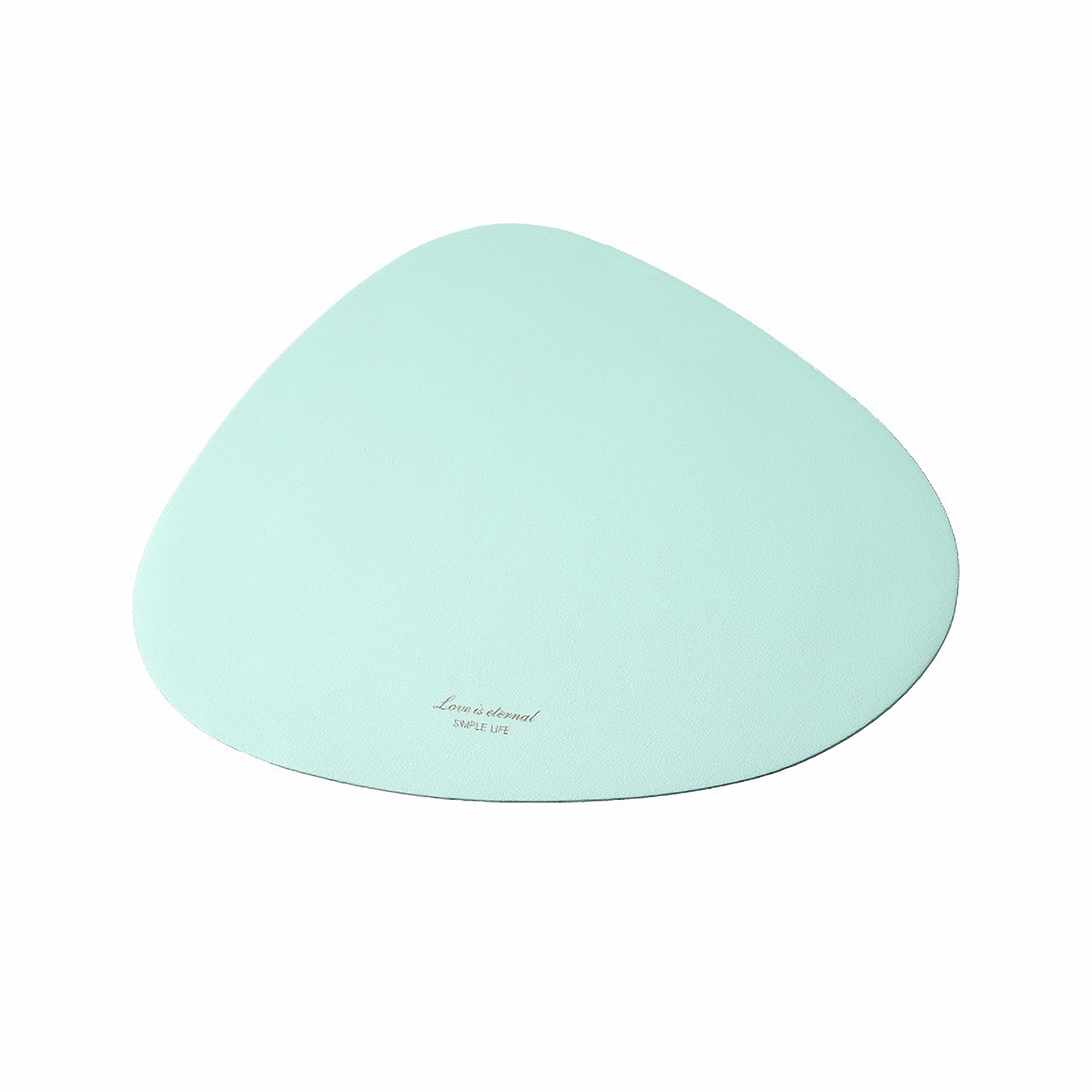 Water Drop Shape PU Leather Coaster 2