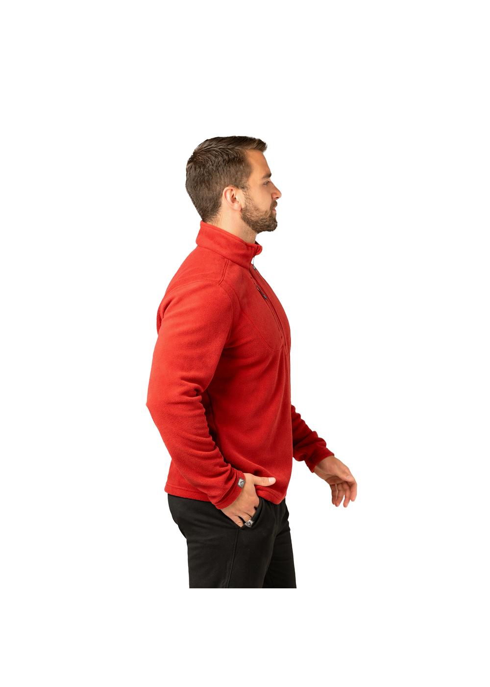 Storm Creek Men's Fireside Fleece Microfleece Quarter Zip 21