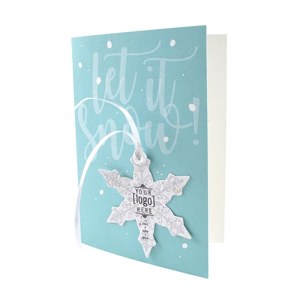 Printed Shape Ornament Folding Card 12