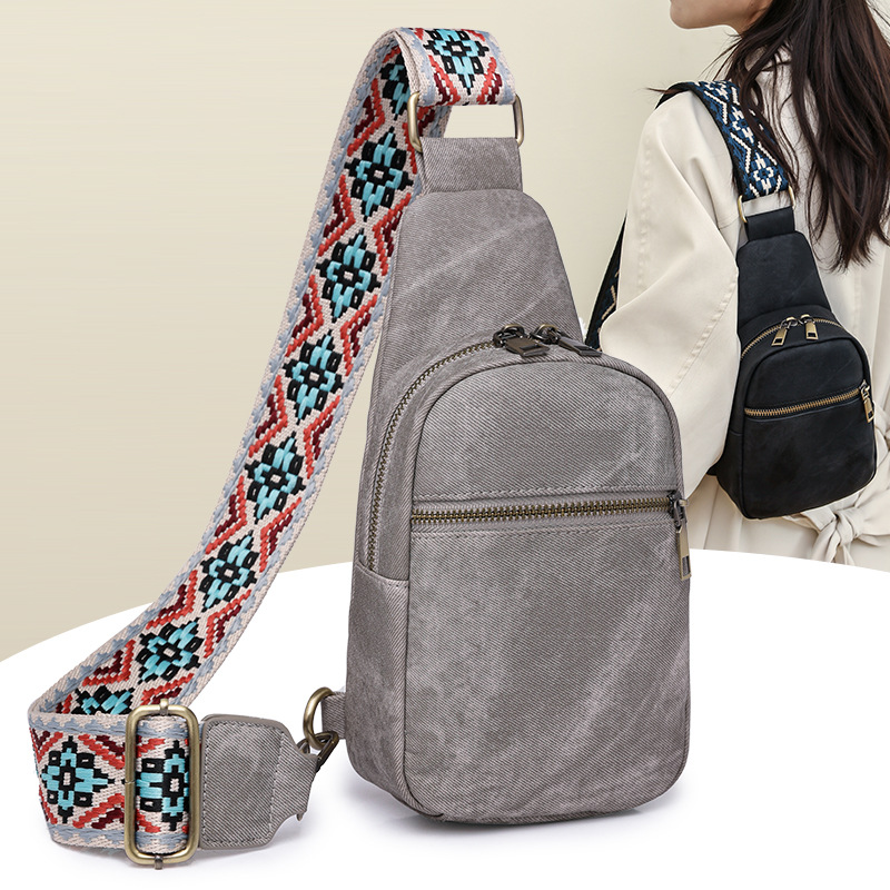 PU Sport Shoulder Chest Bag 7