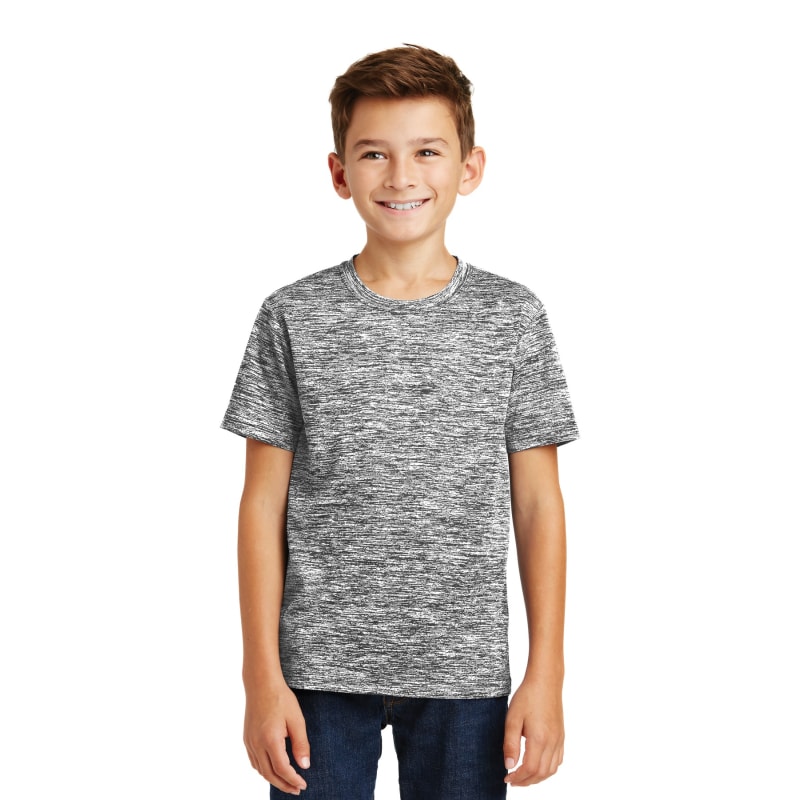 Sport-Tek Youth PosiCharge Electric Heather Tee. 7