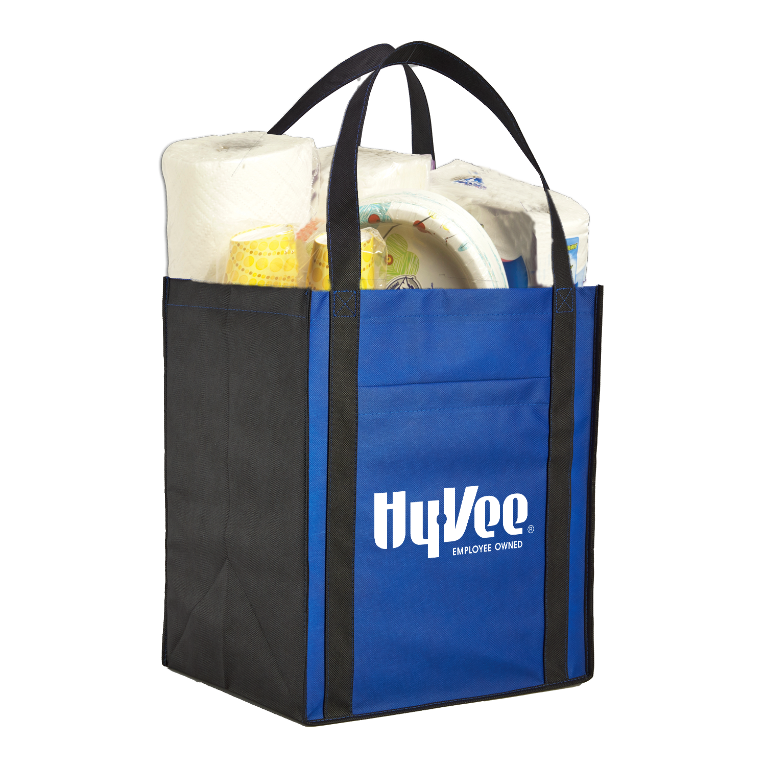 Large Non-Woven Grocery Tote Bag w/ Pocket