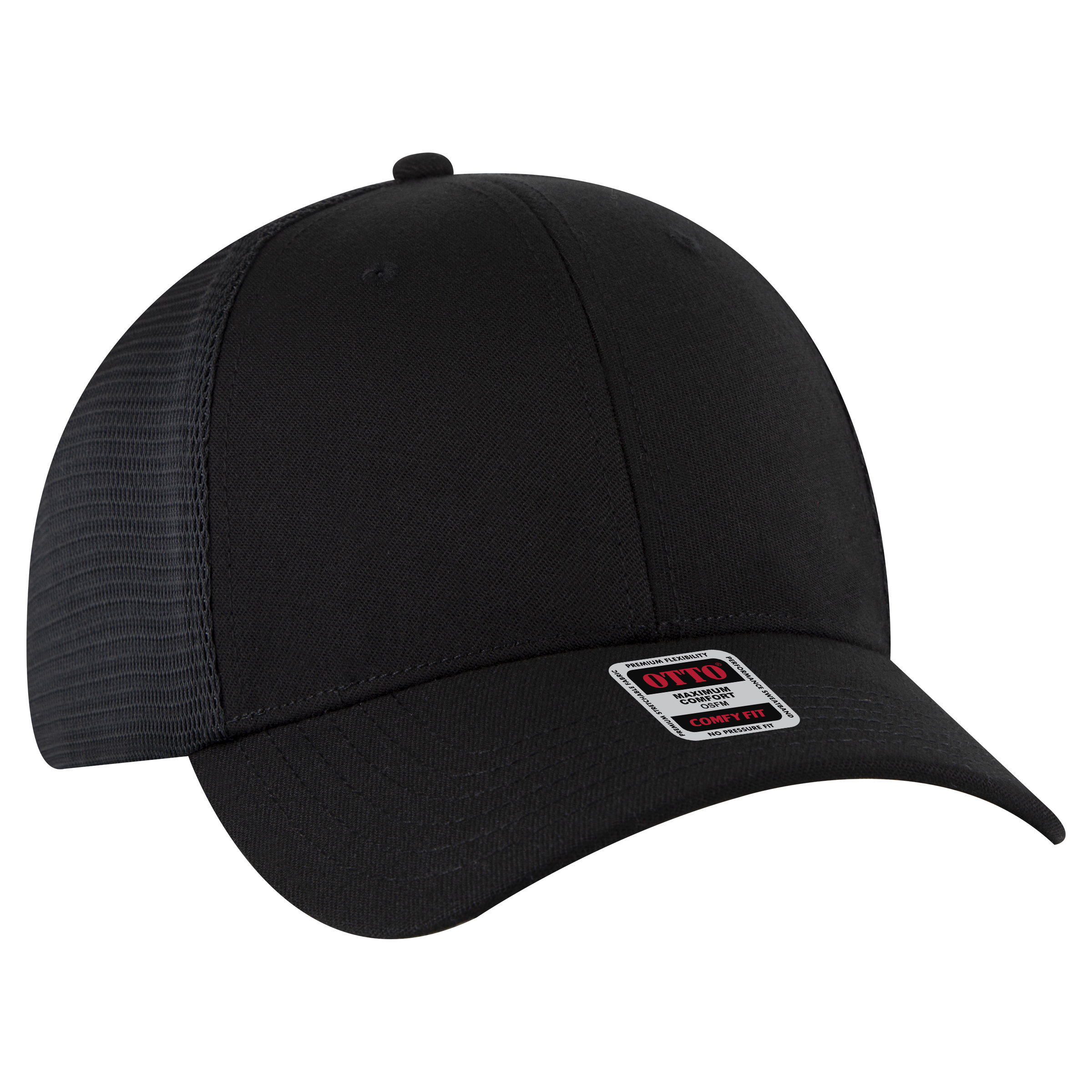 OTTO CAP "OTTO FLEX" 6 Panel Low Profile Mesh Back Trucker Hat