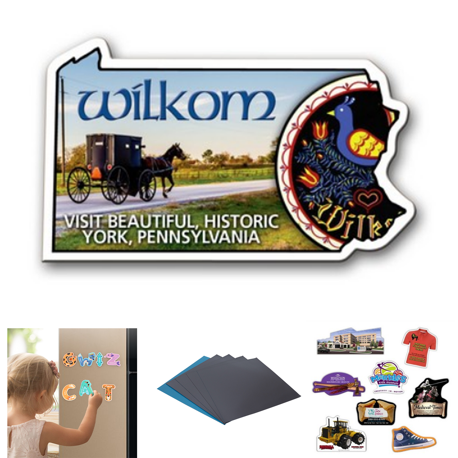 Custom Flat Flexible Magnet 1