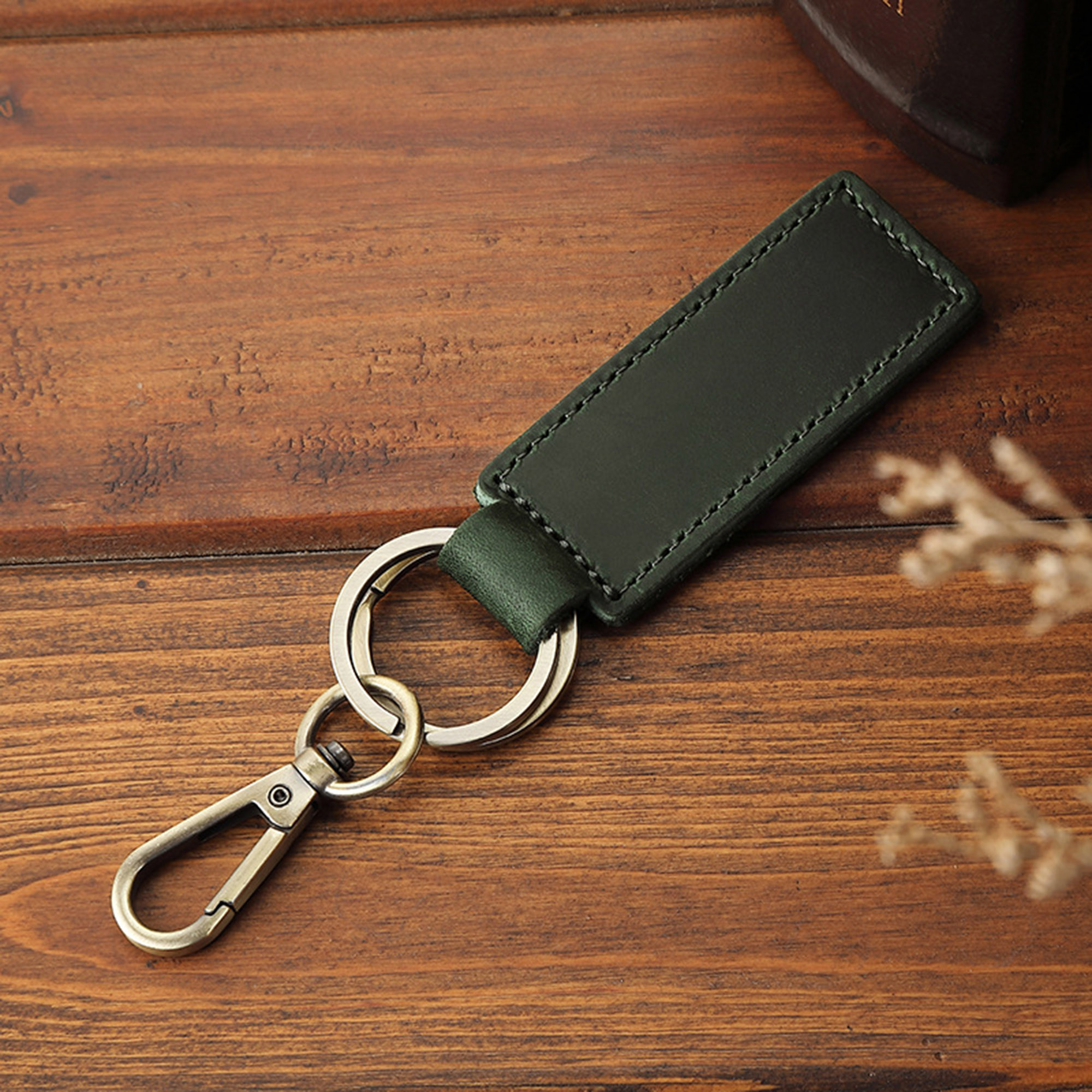 Vintage Genuine Leather Car KeyChains 9