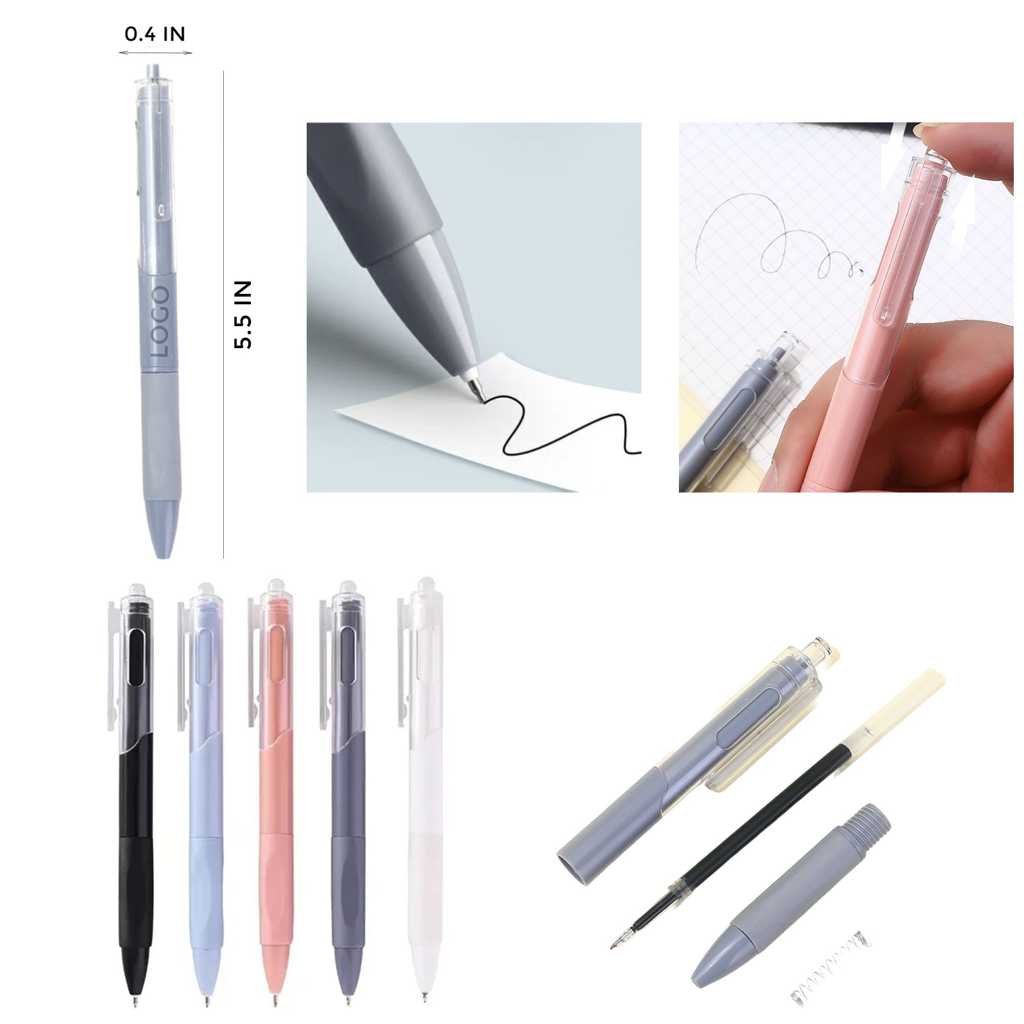 MOQ 10 PCS Stylish Click Ballpoint Pen 1